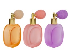 Bomboniera Portaprofumo spay in vetro satinato (3 varianti di colore) su Bomboniere Dolci Emozioni