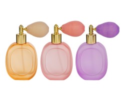 Bomboniera Portaprofumo spay in vetro satinato (3 varianti di colore) su Bomboniere Dolci Emozioni