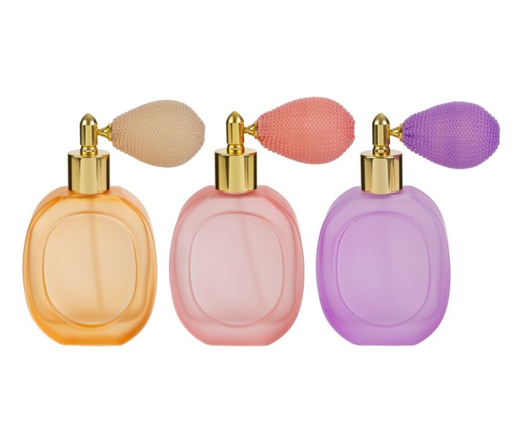 Bomboniera Portaprofumo spay in vetro satinato (3 varianti di colore) su Bomboniere Dolci Emozioni