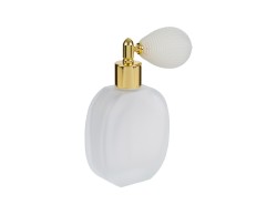 Bomboniera Portaprofumo spay in vetro satinato Bianco su Bomboniere Dolci Emozioni