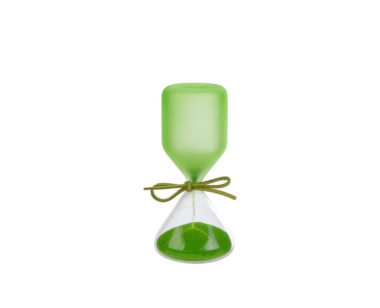 copia di Bomboniera Clessidra in vetro satinato verde 12cm su Bomboniere Dolci Emozioni