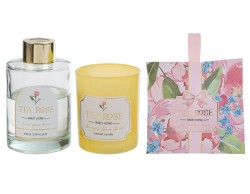 Bomboniera Set Profumatore in Gabbietta di metallo dorato (3 varianti)