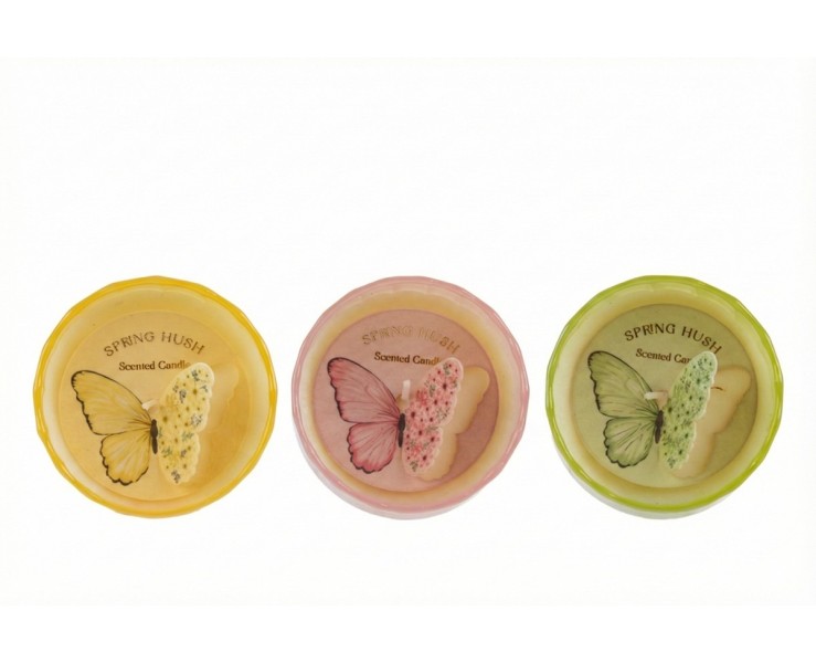 Bomboniera Vaso in Vetro con candela (3 varianti) su Bomboniere Dolci Emozioni