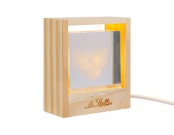 Bomboniera Lampada Cuore in cubo di vetro su Bomboniere Dolci Emozioni