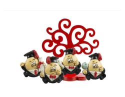 Bomboniera Laurea Harmony CLIP HOLDER ALbero della vita legno rosso EMOTION LAUREA 4 ASSORTITI su Bomboniere Dolci Emozioni