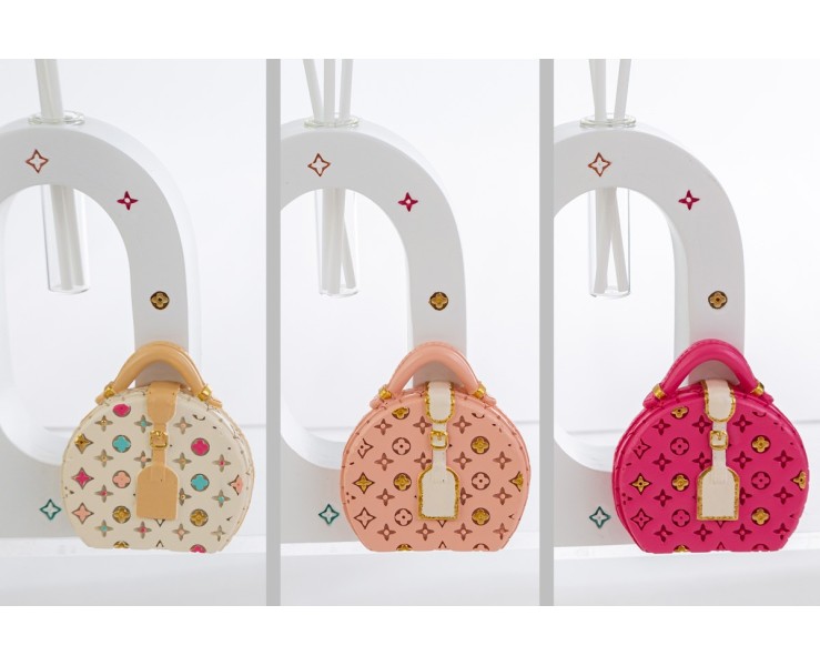 Bomboniera PROFUMATORE BORSETTA IN RESINA (3 variantri assortite) su Bomboniere Dolci Emozioni