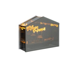 Bomboniera LAMPADA LED VETRO FUME’ HOME h12cm su Bomboniere Dolci Emozioni