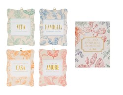 Bomboniera POGGIAPENTOLA IN CERAMICA CON DEDICHE (4 varianti assortite)