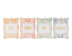 Bomboniera POGGIAPENTOLA IN CERAMICA CON DEDICHE (4 varianti assortite) su Bomboniere Dolci Emozioni