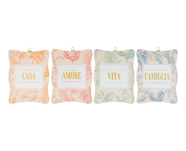 Bomboniera POGGIAPENTOLA IN CERAMICA CON DEDICHE (4 varianti assortite) su Bomboniere Dolci Emozioni