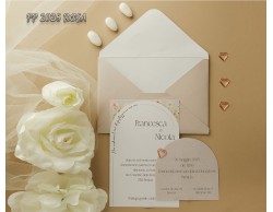 Bilancia Cuore Claraluna con Decoro Floreale Rosa su Bomboniere Dolci Emozioni