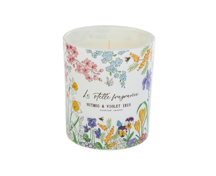 Bomboniera Matrimonio CANDELA 290GR PROFUMATA FLEUR su Bomboniere Dolci Emozioni
