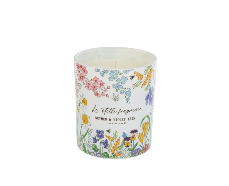 Bomboniera Matrimonio CANDELA 130GR PROFUMATA FLEUR su Bomboniere Dolci Emozioni