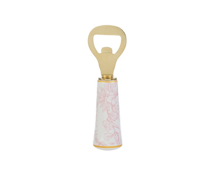 Bomboniera Matrimonio APRIBOTTIGLIE DECORO ROSA su Bomboniere Dolci Emozioni