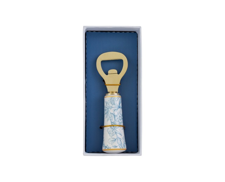 Bomboniera Matrimonio APRIBOTTIGLIE DECORO CELESTE su Bomboniere Dolci Emozioni