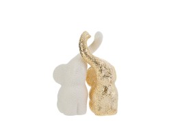 Bomboniera Matrimonio SET 2 ELEFANTINI NIN PORCELLANA 3D su Bomboniere Dolci Emozioni