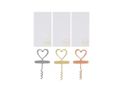 Bomboniera Matrimonio APRIBOTTIGLIE LOVE IN METALLO (3 VARIANTI ASSORTITE) su Bomboniere Dolci Emozioni