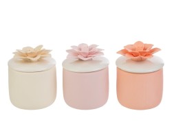 Bomboniera Matrimonio SCATOLA FIORE 8 CM (3 VARIANTI ASSORTITE)