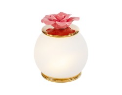 Bomboniera Matrimonio LAMPADA A LED CON FIORE ROSA su Bomboniere Dolci Emozioni