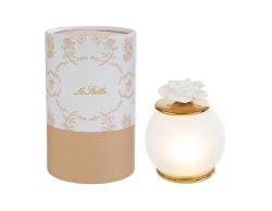 Bomboniera Matrimonio LAMPADA A LED CON FIORE BIANCO