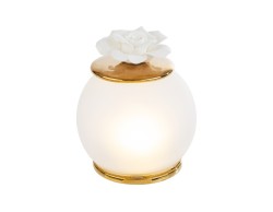 Bomboniera Matrimonio LAMPADA A LED CON FIORE BIANCO su Bomboniere Dolci Emozioni