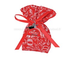 Bomboniera Laurea Architettura ciondolo in bagno argento goniometro smaltato con sacchetto