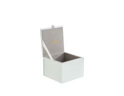 Bomboniera Matrimonio SCATOLA IN VETRO CON DECORO FLOREALE MINI su Bomboniere Dolci Emozioni