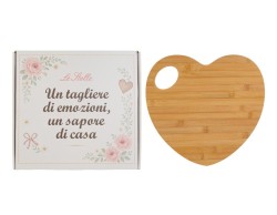 Bomboniera Matrimonio TAGLIERE A CUORE IN LEGNO