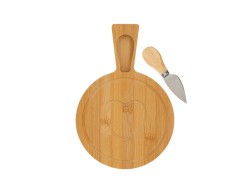 Bomboniera Matrimonio SET 2 PZ TAGLIERE IN LEGNO E COLTELLO PER FORMAGGIO su Bomboniere Dolci Emozioni