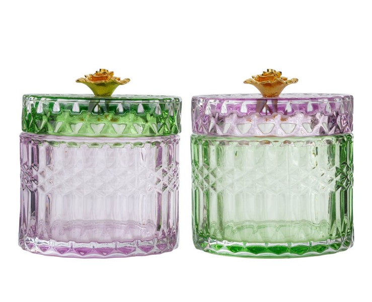 Bomboniera Matrimonio SCATOLA IN VETRO COLORATO (2 VARIANTI ASSORTITI) su Bomboniere Dolci Emozioni