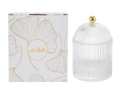Bomboniera Matrimonio SCATOLA VETRO TRASPARENTE 15cm