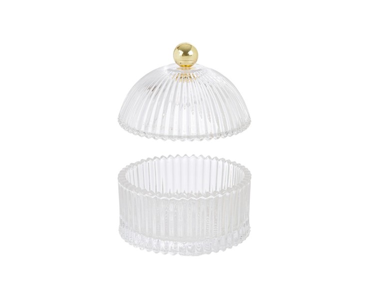 Bomboniera Matrimonio SCATOLA VETRO TRASPARENTE 11cm su Bomboniere Dolci Emozioni