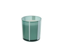 Bomboniera Matrimonio CANDELA IN VETRO VERDE 8CM