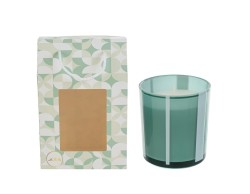Bomboniera Matrimonio CANDELA IN VETRO VERDE 8CM su Bomboniere Dolci Emozioni