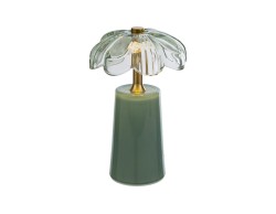 Bomboniera Matrimonio LAMPADA FIORE IN VETRO MENTA su Bomboniere Dolci Emozioni