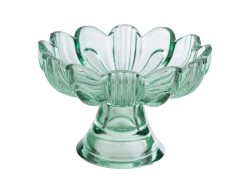 Bomboniera Matrimonio ALZATINA FIORE IN VETRO MENTA