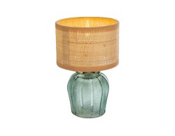 Bomboniera Matrimonio LAMPADA IN VETRO VERDE 19CM