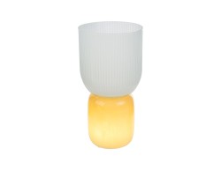 Bomboniera Matrimonio VASO LAMPADA IN VETRO BIANCO su Bomboniere Dolci Emozioni