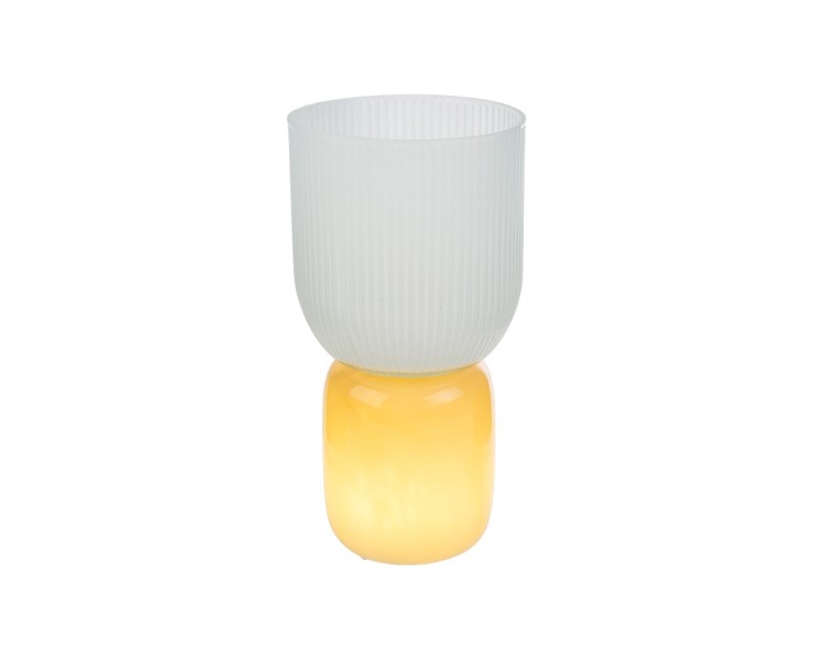 Bomboniera Matrimonio VASO LAMPADA IN VETRO BIANCO su Bomboniere Dolci Emozioni