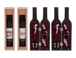 Bomboniera Matrimonio SET ENOLOGIA 5PZ WINE TIME (ASSORTITA IN 2 VARIANTI)