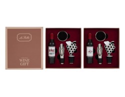 Bomboniera Matrimonio SET ENOLOGIA 4PZ WINE TIME (ASSORTITA IN 2 VARIANTI)