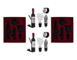 Bomboniera Matrimonio SET ENOLOGIA 4PZ WINE TIME (ASSORTITA IN 2 VARIANTI) su Bomboniere Dolci Emozioni