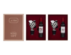 Bomboniera Matrimonio SET ENOLOGIA 2PZ WINE TIME (ASSORTITA IN 2 VARIANTI)