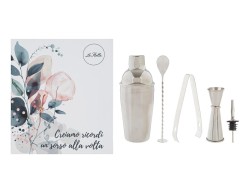 Bomboniera Matrimonio SET 5PZ ACCESSORI COCKTAIL SORSI D'AMORE