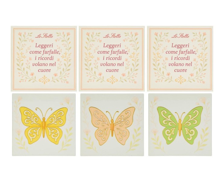 Bomboniera Matrimonio POGGIAPENTOLA FARFALLA IN CERAMICA (3 ASSORTITI) su Bomboniere Dolci Emozioni