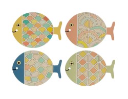 Bomboniera Matrimonio POGGIAPENTOLA PESCIOLINO IN CERAMICA (4 ASSORTITI)