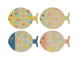 Bomboniera Matrimonio POGGIAPENTOLA PESCIOLINO IN CERAMICA PICCOLO (4 ASSORTITI)