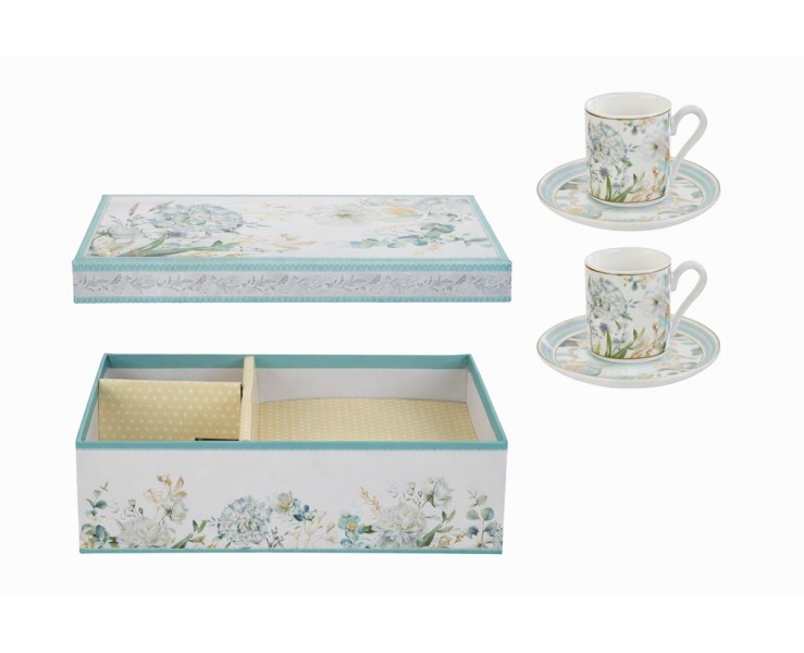 Bomboniera Matrimonio ARIA DI PROVENZA SET 2 TAZZINE IN PORCELLANA su Bomboniere Dolci Emozioni