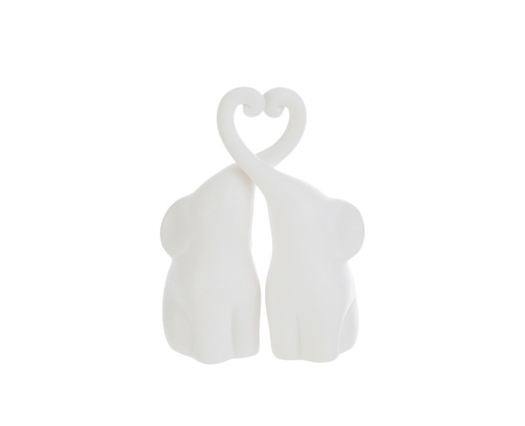 Bomboniera Matrimonio SET 2 ELEFANTINI IN PORCELLANA 35CM su Bomboniere Dolci Emozioni