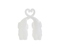 Bomboniera Matrimonio SET 2 ELEFANTINI IN PORCELLANA 16CM su Bomboniere Dolci Emozioni